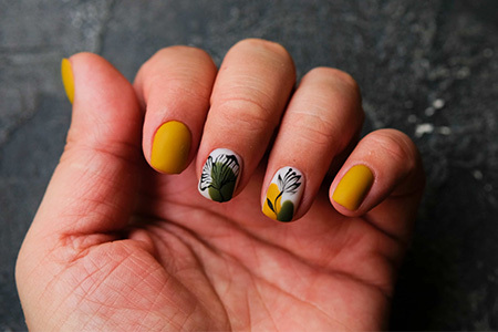 nail art automne exemple