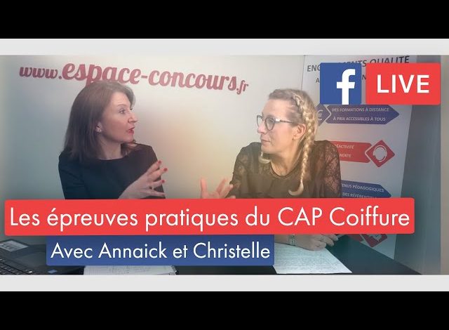 FacebookLive #12 – Les épreuves pratiques du CAP Coiffure