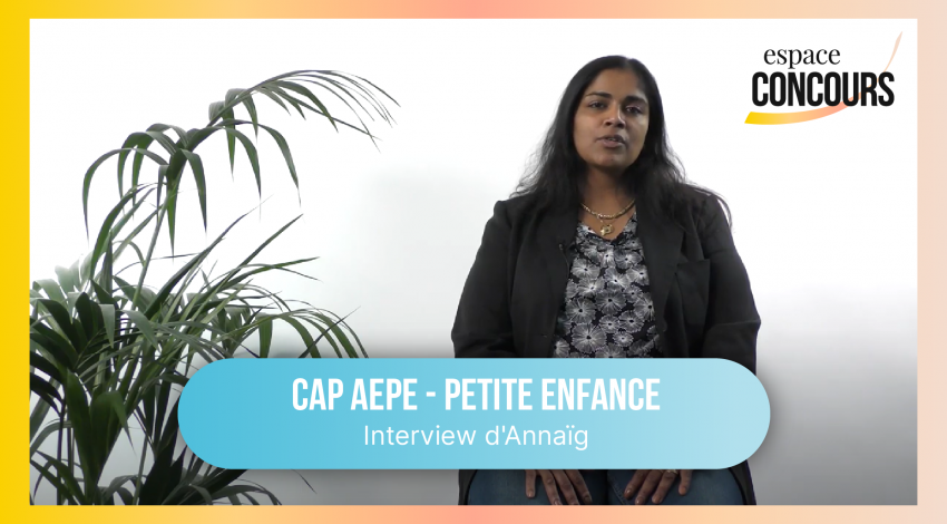 CAP Petite enfance : interview d’Annaïg, apprenante chez Espace Concours