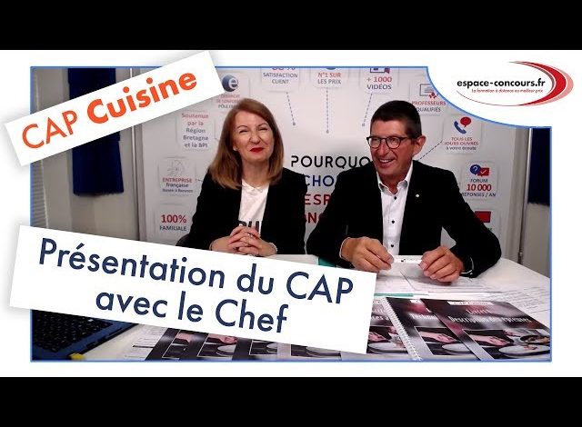 CAP Cuisine : Présentation du CAP avec le Chef !