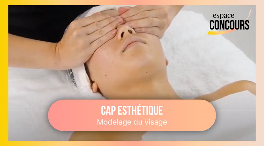 CAP Esthétique – Modelage du visage [extrait de cours en direct]