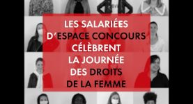 Les salariés d'Espace Concours célèbrent la journée des droits de la femme