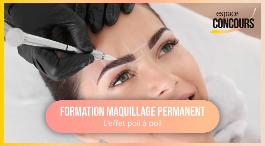 Dermopigmentation poil à poil sourcils [Formation Maquillage Permanent – Vidéo Tuto – Extrait cours]